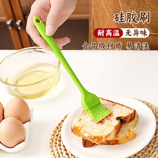 High temperature resistant silicone oil brush barbecue pancake brush sauce lint-free food grade kitchen home baking tools