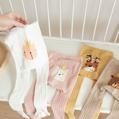 春夏新款屁股卡通动物女童外穿打底裤韩版儿童连裤袜批发厂家代发