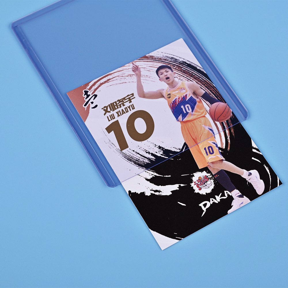 Royal Court venta al por mayor titular de la tarjeta 35PT tarjeta pequeña tarjeta dura cubierta de la tarjeta B8 transparente PVC tarjeta Goo tarjeta lateral integrada tarjeta cubierta de la tarjeta película de plástico