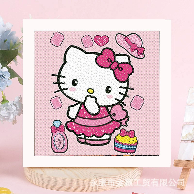 Мультяшная умная игрушка, DIY, новая коллекция, детское handmade diy, украшенная бриллиантами