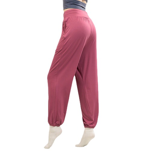 Carrot pants female dance modal loose harem art school practice modern dance body suit yoga large size bloomers