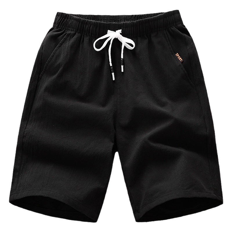 Pantalones cortos de verano transpirables pantalones cortos de verano para hombres delgados sueltos más tamaño Pantalones deportivos casuales pantalones medios pantalones de moda para hombres