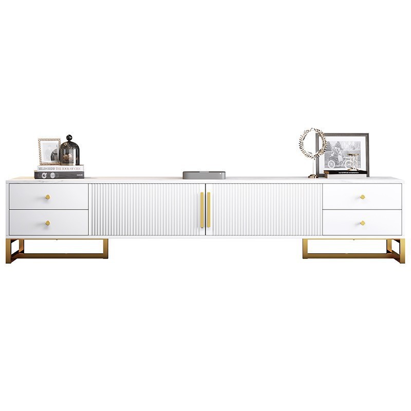 TV gabinete casa simple moderno pequeño apartamento gabinete de almacenamiento de la sala de luz de lujo mesa de café gabinete combinación gabinete de piso