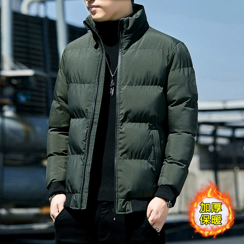 Пуховая мужская зимняя голова тигра воротник плюс бархат утолщение, тепло, ветер и холод