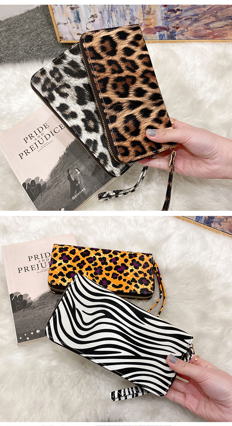 Animal Fashion Artificial Leather Printing Zipper Square Style 1 Style 2 Style 3 Walletspicture6