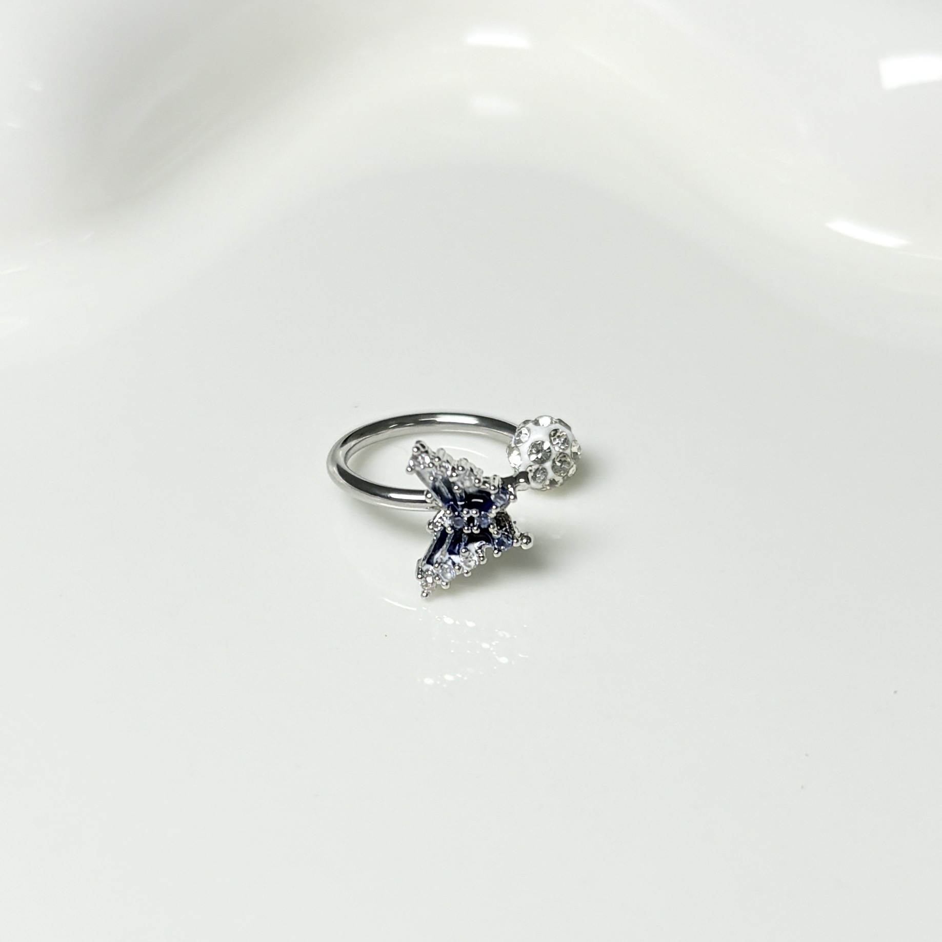 Labret stud lip piercing jewelry styling detail