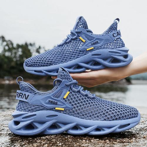 2025 Summer New Mesh Men's Sports Sneakers Breathable Casual Simple Sneakers Youth Summer Running Shoes