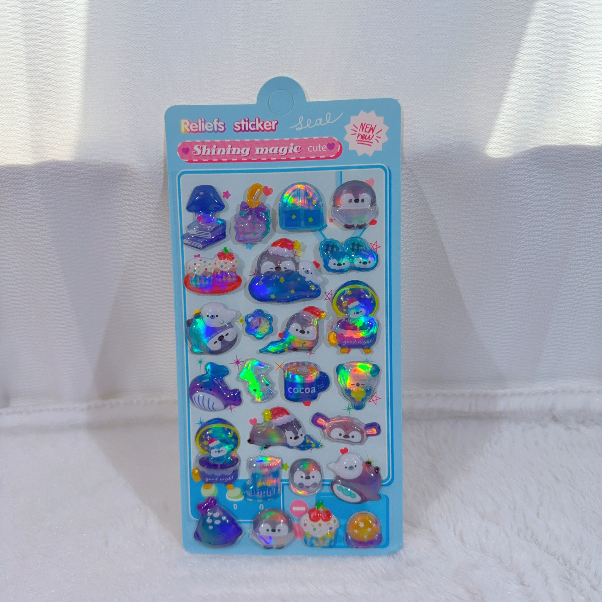Children's three dimensional sticker, stickers, phone case, 3D