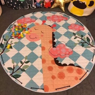 Storage Mat Storage Toy Floor: Avtomobil döşəmə paspasları - fawn-15-m-diameter-round-storage-mat