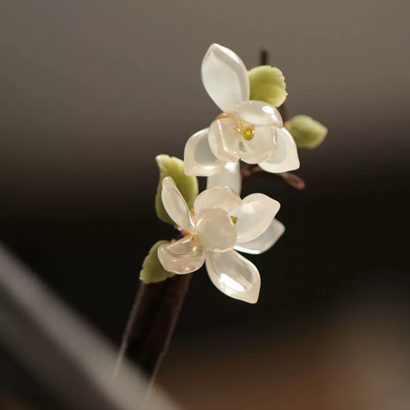 [Китайский стиль] Новый деревянный костюм Hanfu Древний стиль аксессуары