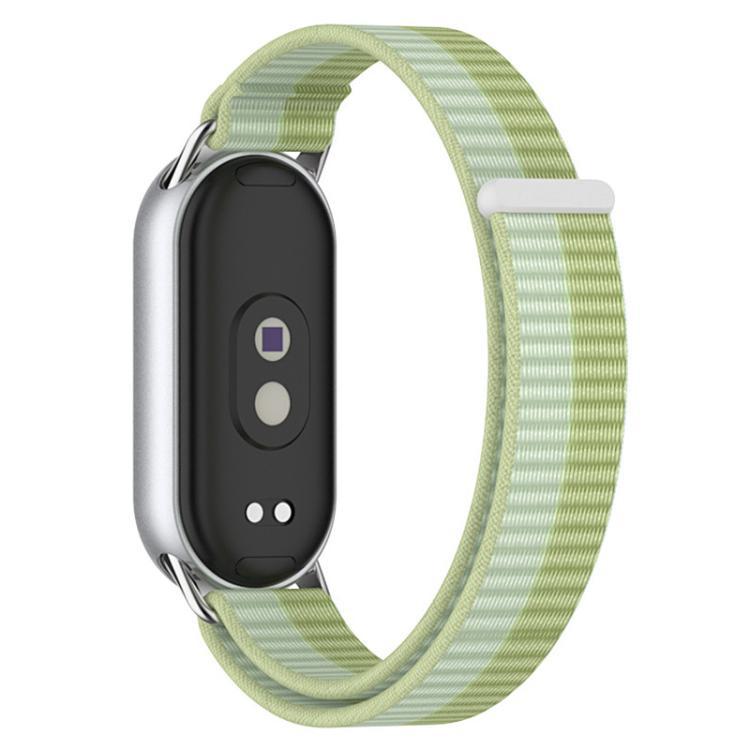 xDfind cabeza metálica de nylon trenzada correa de retorno para pulseras Xiaomi 10 / 9 / 8 / NFC