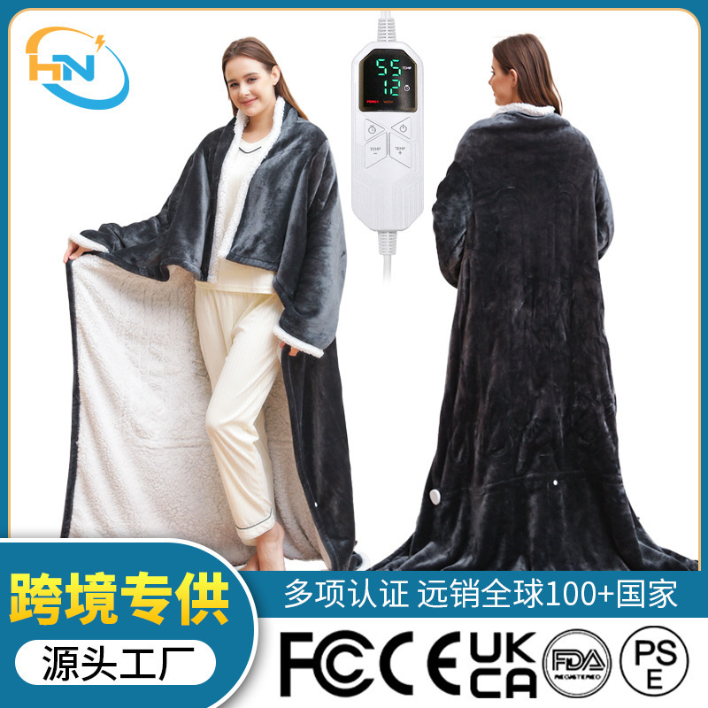 国境を越えた特別な家庭用一人用自動電源オフ加熱パッド加熱ブランケットホットモデルスマート恒温電気毛布ヨーロッパスタイル|undefined