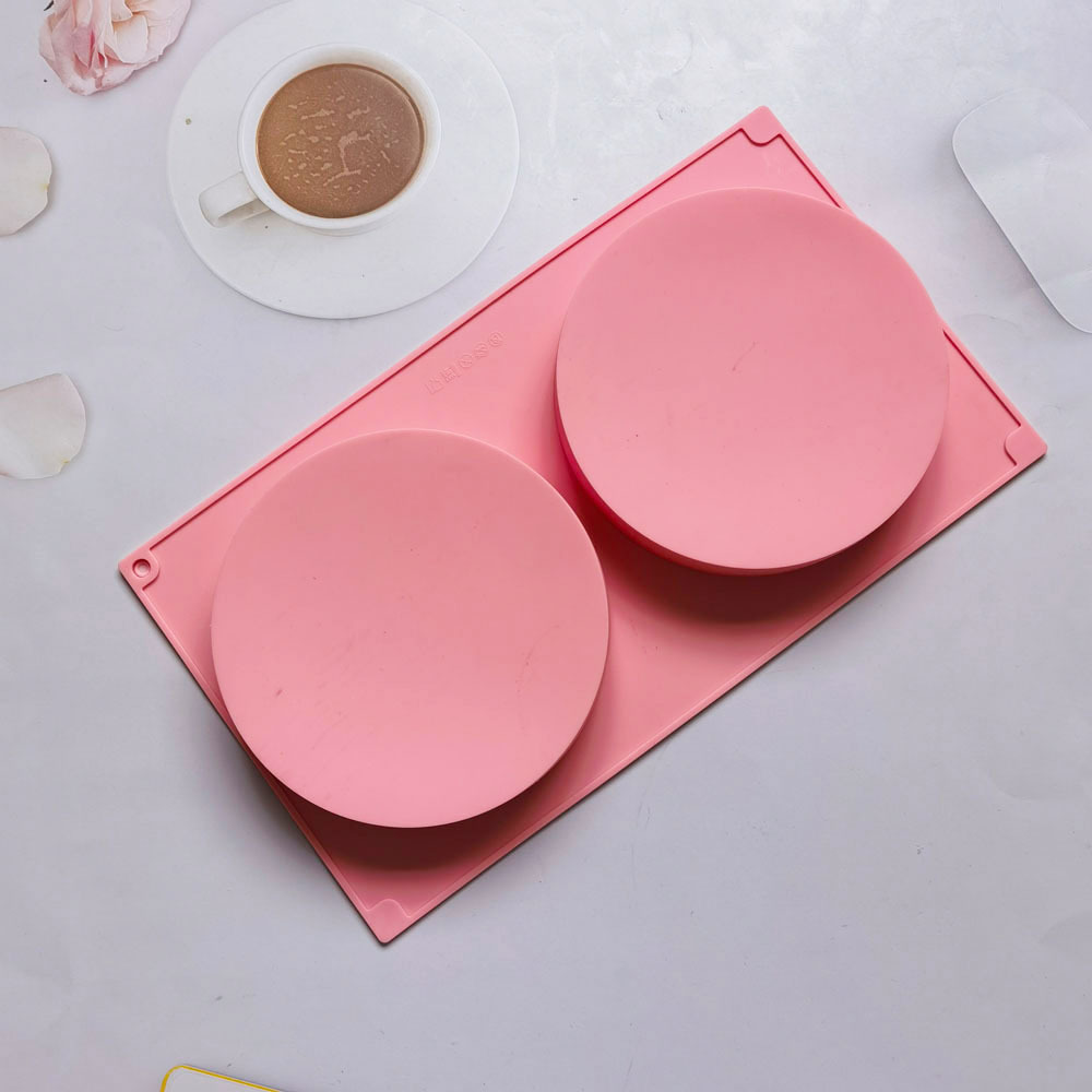 2 discos 309 pasteles molde de silicona pasteles hechos a mano gelatina torta molde de pan herramientas de horneado