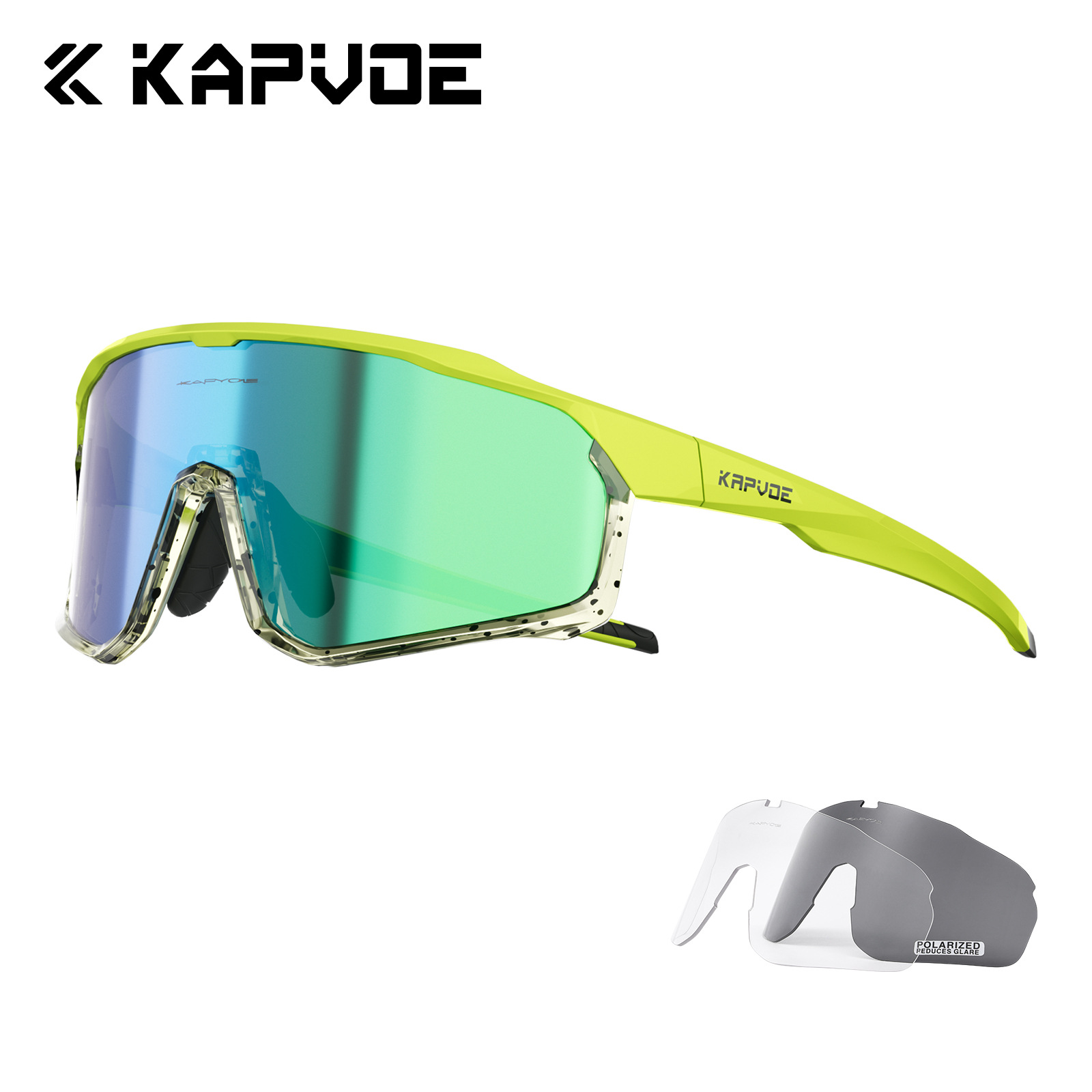Gafas de Ciclismo con Montura Desmontable de TR90, a Prueba de Viento y Arena, para Deportes al Aire Libre