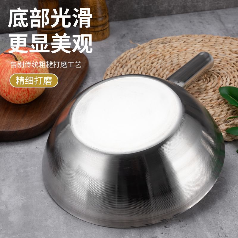 水瓢箪はステンレスの多機能凉練菜厨房商用家庭用凉皮の長い柄を厚くして水匙のスープを作ります。|undefined