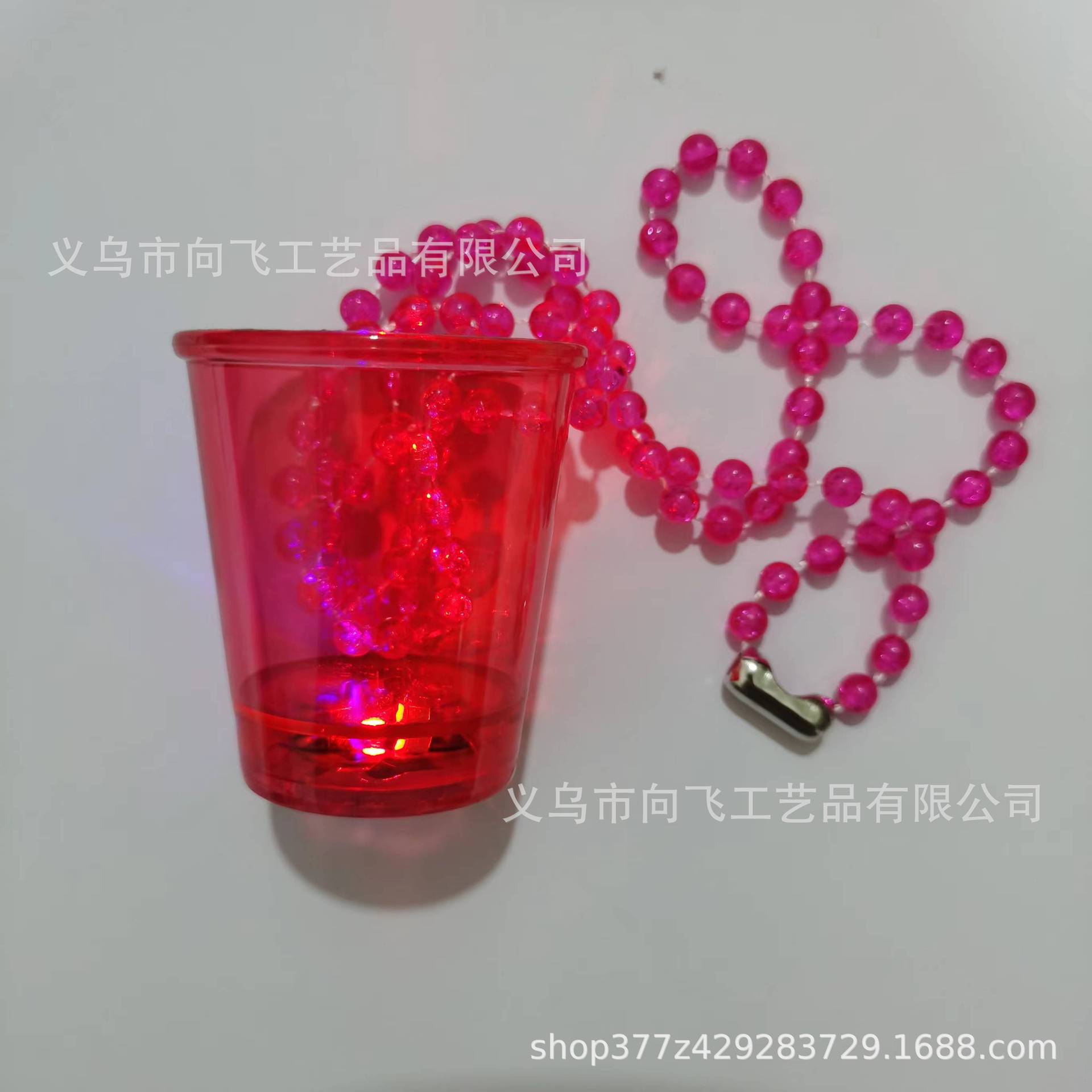 Macaron color transparente Cadena de cuentas Copa novia para ser FIESTA DE Navidad Halloween Fiesta de la boda