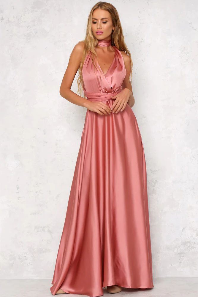 Women's Party Dress Elegant Sexy V Neck Sleeveless Solid Color Maxi Long Dress Banquet display picture 6