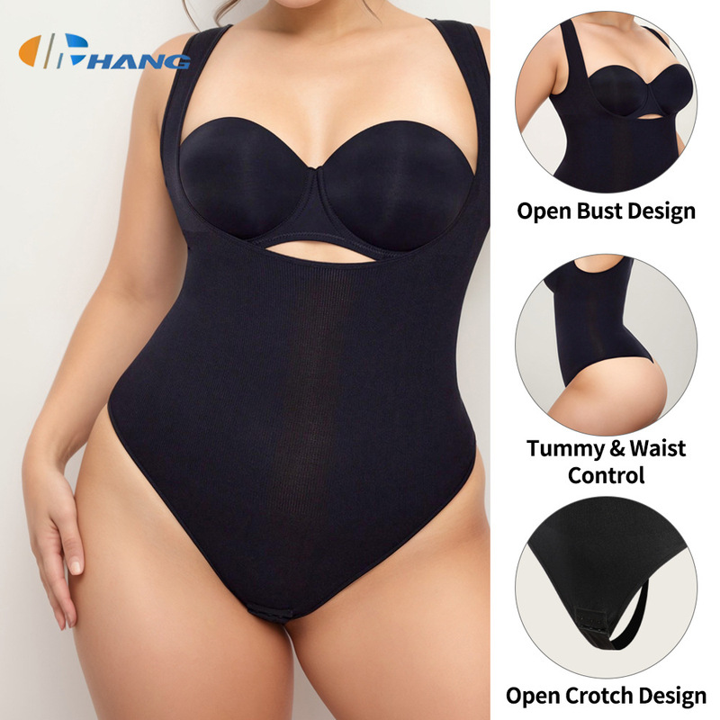 European and American Style Body Shaping Suit Seamless Body-fit Waist-lift Hip Thong Sexy Slim-fit Breast-tight Belly-tight Suit