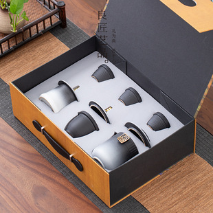 Imperial Palace tea set suit business Gift Express Cup travel tea set combination National Day opening gift customized logo