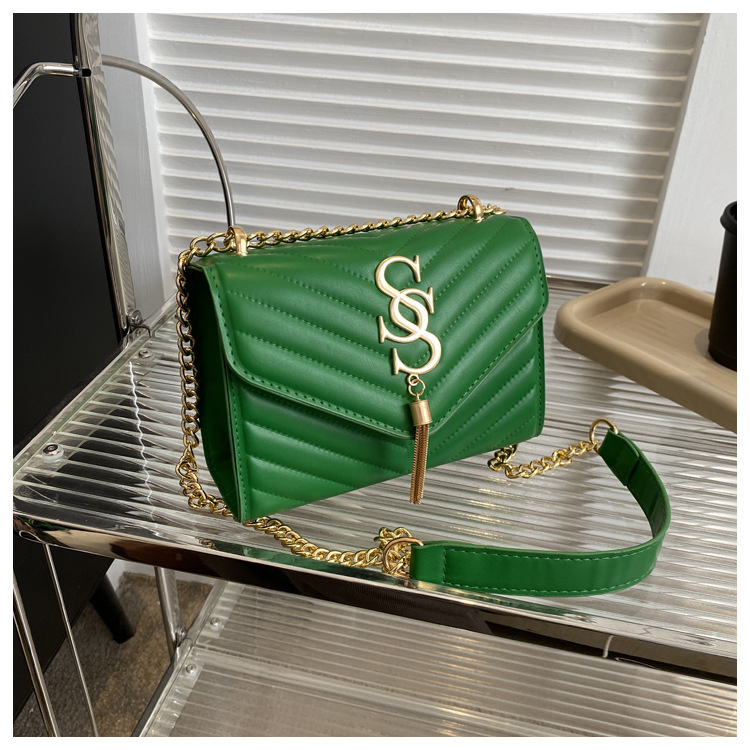 Damen Handtasche Im Western Stil Mit Kette Und Umhängefunktion_voghion.com