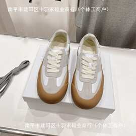 2023新款大头蓬蓬鞋男女休闲德训鞋厚底小白鞋面包鞋板鞋硫化鞋潮