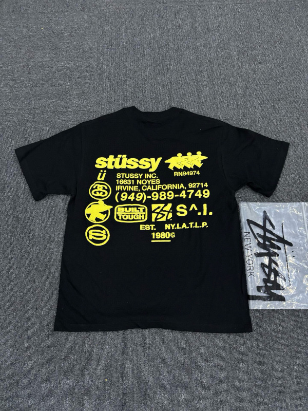 夏スティス スティス 2025 新しいメンズとレディース半袖 Tシャツメンズルーズヘビーウェイト高品質 Tシャツプリント|undefined