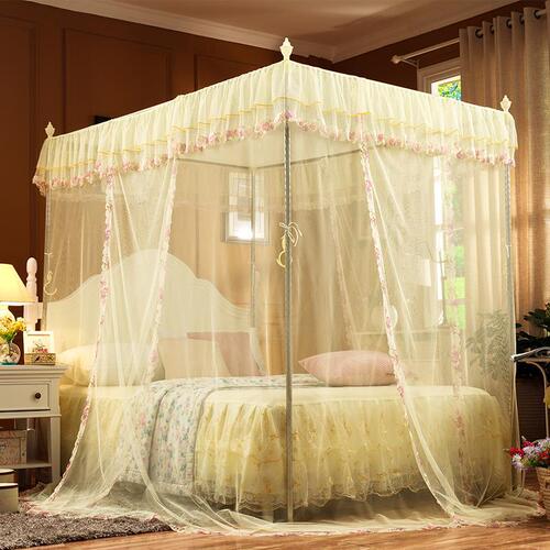 Mosquito net bracket, floor-standing thick stainless steel tube mosquito net pole, mosquito net frame, mosquito net accessories bed frame wholesale