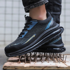 Jefo Safety Shoes with New Air Cushion Outsole, Lightweight Casual Safety Shoes, Steel Toe for Anti-Punching and Anti-Piercing Insulated Work Shoes