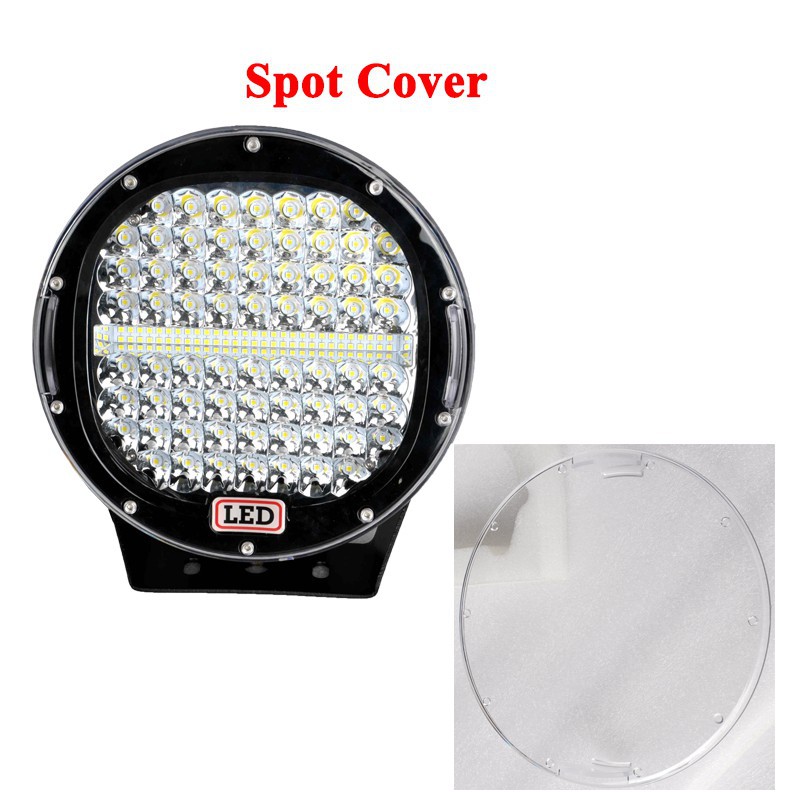 Car LED work light 9-inch round spotlight off-road vehicle modified ceiling light 384W high-power fog light Inspection light
