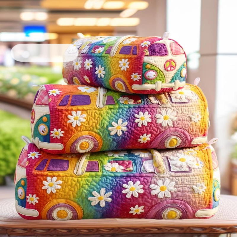 Quilted Storage Bag Makeup Bag Multifunctional New Available_voghion.com
