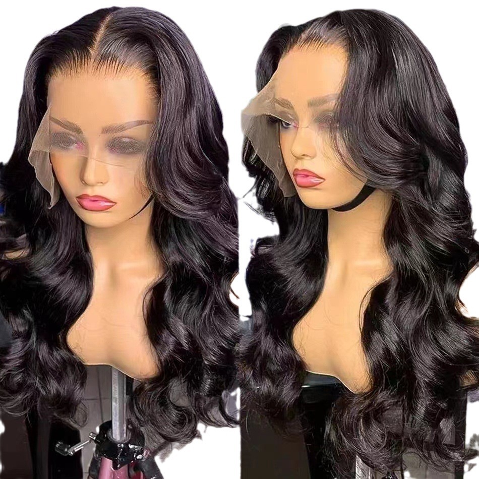 Amazon nueva Peluca de media longitud de pelo largo y rizado Rosa red interior fibra química alta temperatura Peluca de seda pelo largo y rizado onda grande