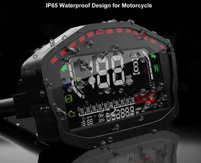 Motosiklet cihazları Speedometer Odometer with