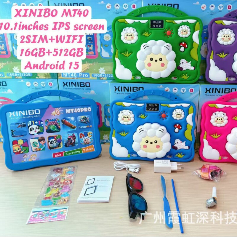 Cross-border export hot-selling kids' tablet 10inch gaming drop-proof cartoon Kids Tablet PC