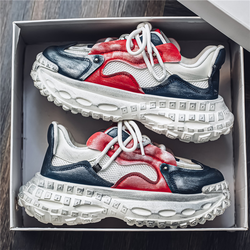 Autumn breathable sports casual footwear platform for students