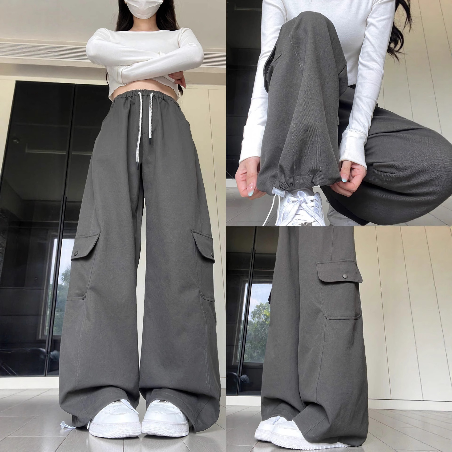 Pantalón casual gris