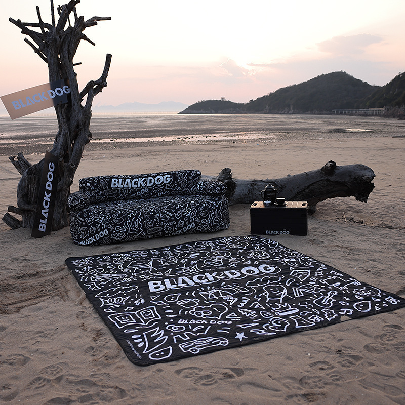 Blackdog ブラックドッグ アウトドア ピクニックマット キャンプ 厚みのある 春のお出かけマット 防湿マット パーク クレイジードリーマーシリーズ|undefined