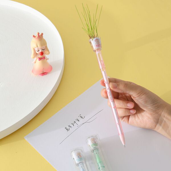 Small black quick dry rollerball pen for students