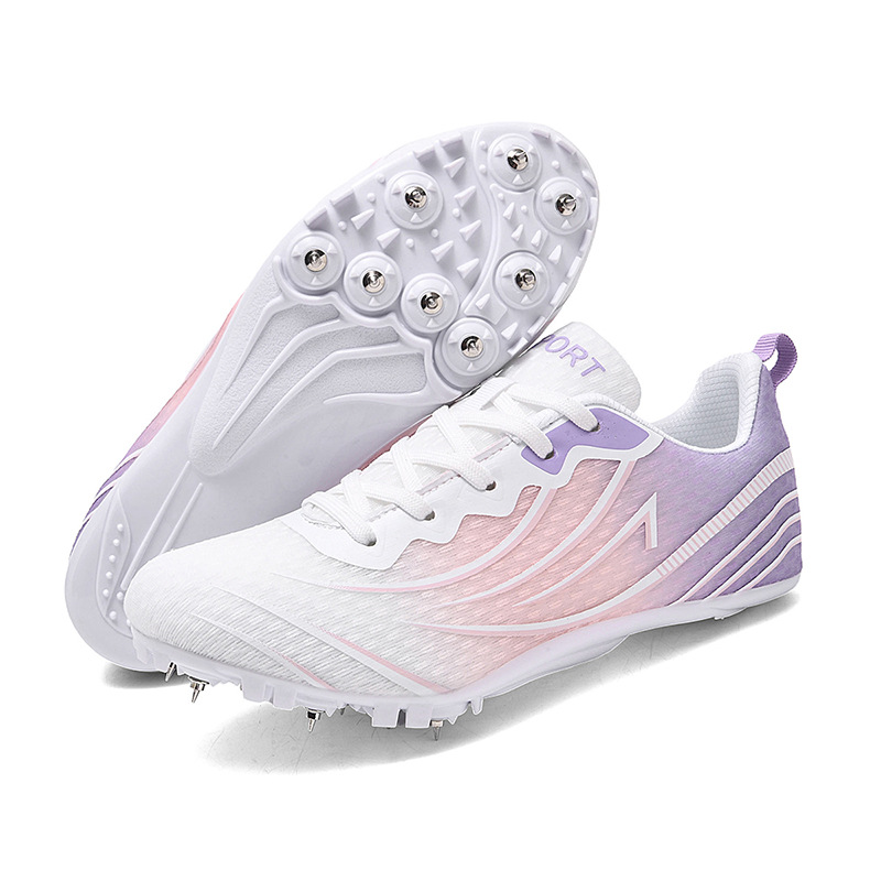 Nuevos zapatos de clavos deportivos al aire libre para hombres y mujeres, zapatos de salto de larga carrera, zapatos de clavos de examen físico