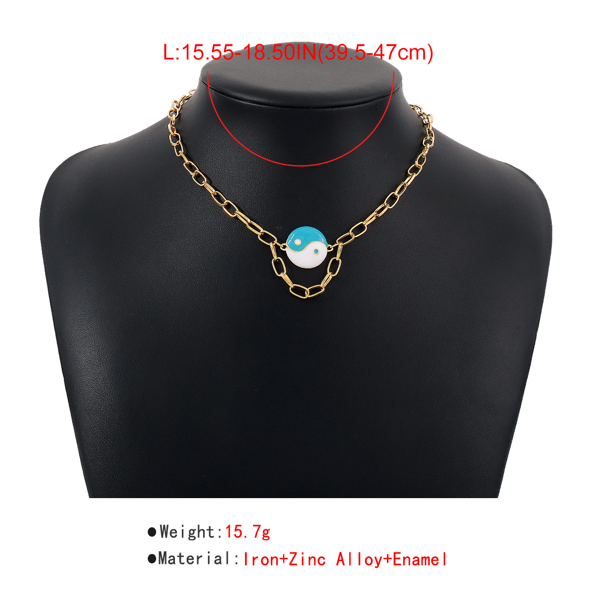 Fashion Gossip Alloy Iron Enamel Plating Womenu0027S Necklace 1 Piece