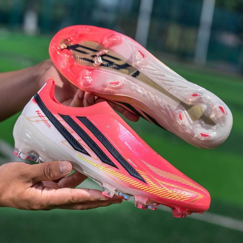 Zapatos de Fútbol de Corte Bajo de Cuero Sintético Transpirables para Entrenamiento y Competición