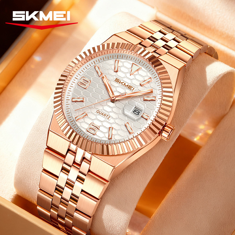Timemei Business Male Quartz Watch Honeycomb Plate Calendar Ladies Fashion Quartz Wristwatch Waterproof Luminous Men's Watches