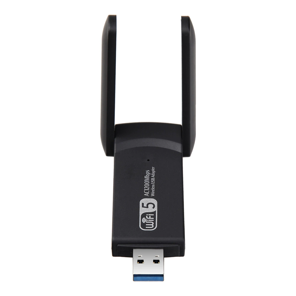 Беспроводной сетевой адаптер AC1200M, двухдиапазонный USB с двумя антеннами, драйвер не требуется, Wi‑Fi приемник