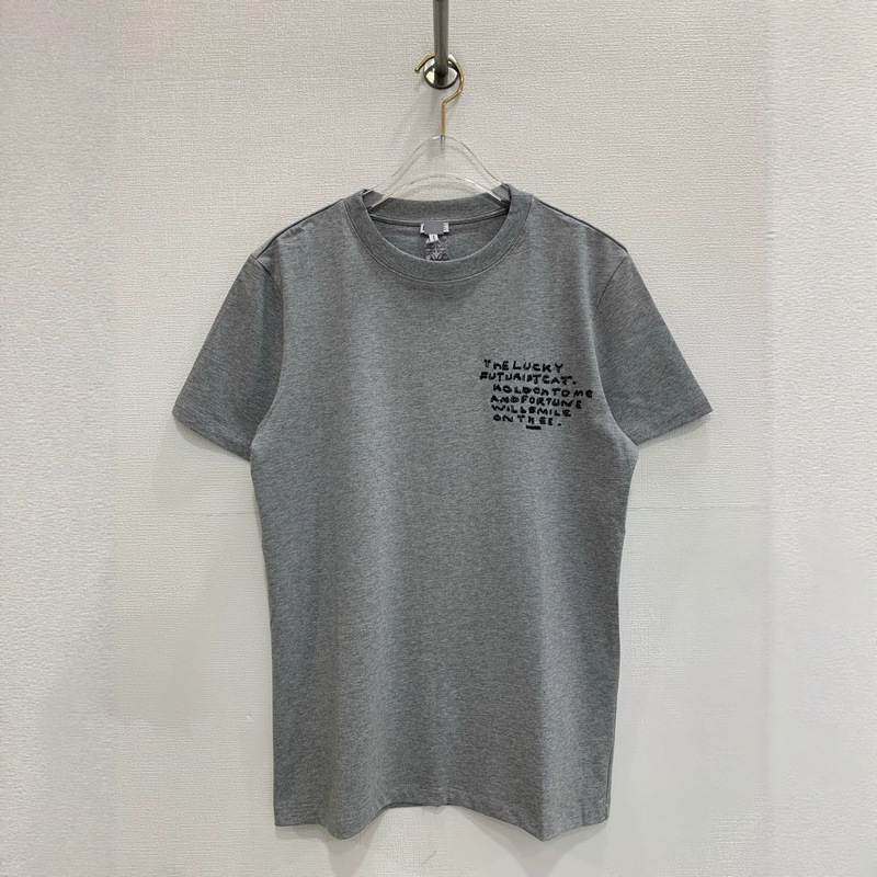 Nanyou High-End Women's Clothing 2026 Summer Loe New Style Top with Letter Embroidery and Print Round Neck Short Sleeve T-Shirt for Women Nanyou High-End Women's Clothing 2026 Summer Loe New Style Top with Letter Embroidery and Print Round Neck Short Sleeve T-Shirt for Women