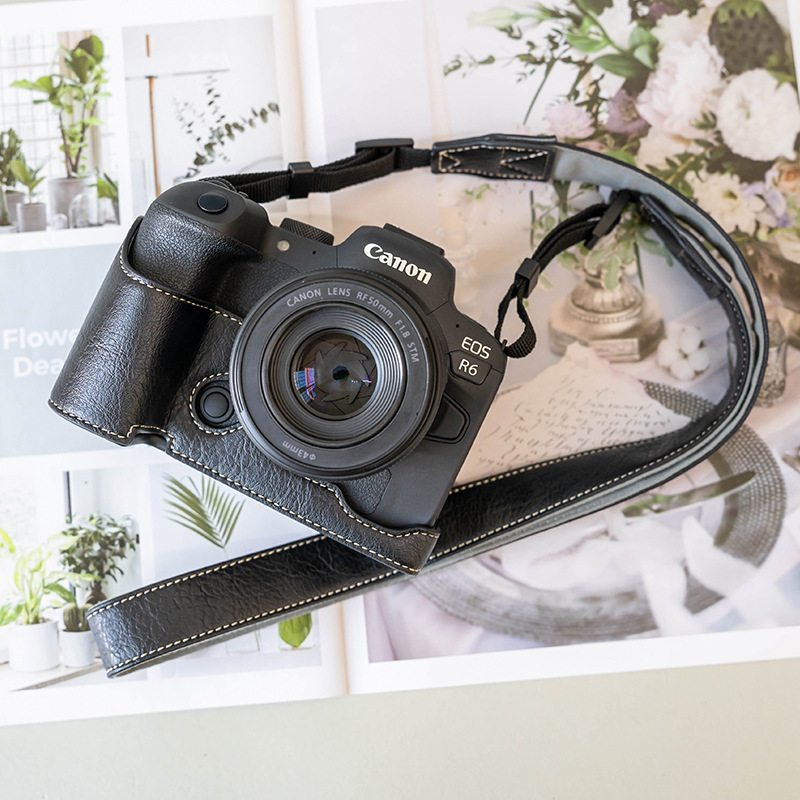 캐논 R5 카메라 보호 커버 R6 마이크로 단일 PC 카메라 가방 R6II 기본 쉘 액세서리에 적합한 대외 무역 국경 간