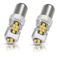 ����led���뵹���� BAU15S 1157 1156 3030 21SMD ɲ���� S25β��