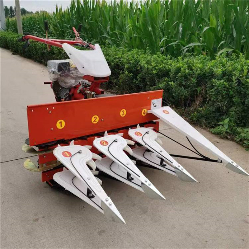 大豆油菜收割机全自动小型割晒机皇竹草高粱玉米高杆作物收割机