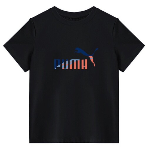 Summer new men's wear short-sleeved T-shirt, round collar printed half-sleeve round collar, all-matching fashion brand sports top