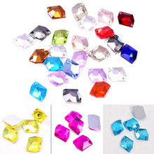多边形玻璃手缝钻扣 异形装饰钻DIY服装水钻美容饰品配件厂家批发