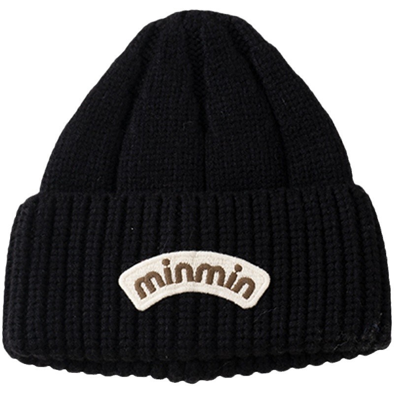 ins sombrero para niños coreano otoño invierno bebés grueso sombrero de punto cálido para hombres y mujeres varía sombrero de lana protector de orejas para niños