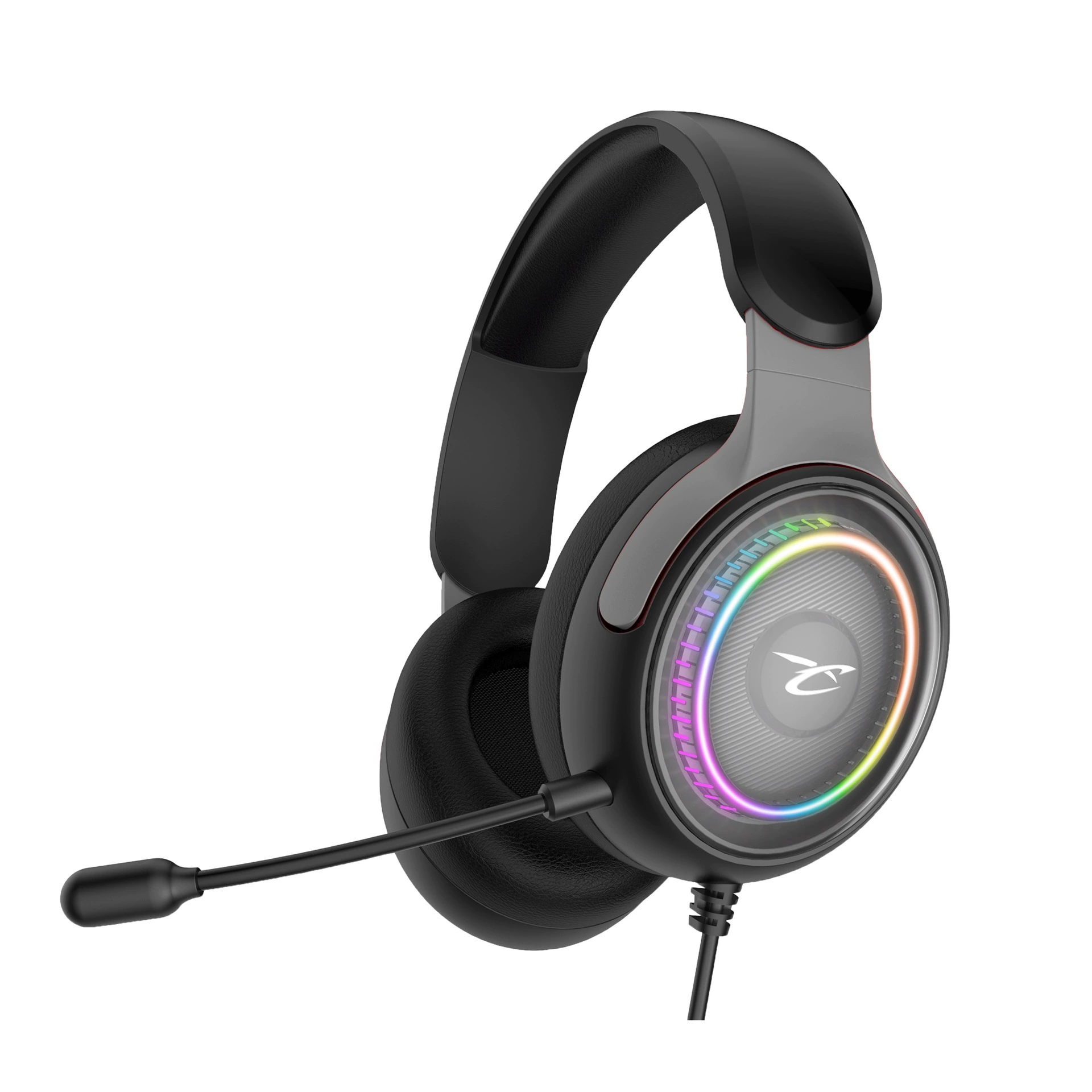 ZHAOCHEN / Zhaochen GL-530 прозрачные игровые наушники с RGB-подсветкой, узорный IP-дизайн, проводные